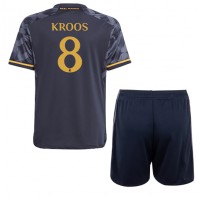 Camisa de time de futebol Real Madrid Toni Kroos #8 Replicas 2º Equipamento Infantil 2023-24 Manga Curta (+ Calças curtas)